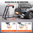 VEVOR Top Automotive Creeper, Engine Creeper με Ρυθμιζόμενο Ύψος 45,7&quot; έως 66,3&quot;, 400 LBS Capacity High Creeper, 4 περιστρεφόμενοι τροχοί τροχού, Heavy Duty Foldable Creeper για επισκευή και συντήρηση αυτοκινήτων