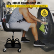 Σκαμπό VEVOR Rolling Garage, χωρητικότητας 300 LBS, Ρυθμιζόμενο ύψος από 15,7 in έως 20,5 in, Μηχανικό κάθισμα με περιστρεφόμενους τροχούς 360 μοιρών και δίσκο εργαλείων, για συνεργείο, συνεργείο αυτοκινήτων, μαύρο