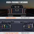VEVOR Tailgate Bike Pad, 53&quot; Truck Tailgate Pad Carry 5 Mountain Bikes, Pack Protection Pack με ανακλαστικές λωρίδες και τσέπες εργαλείων, μαξιλαράκι πίσω πόρτας με άνοιγμα κάμερας για φορτηγά μεσαίου μεγέθους