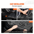 VEVOR Πατάκια Αυτοκινήτου Ταιριάζει για Chevrolet Silverado/GMC Sierra 1500 3 τεμ.