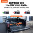 VEVOR Tri-Fold Tonneau Cover Truck Bed Cover for 2014-2024 Toyota Tundra Light