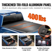 Κάλυμμα κρεβατιού φορτηγού VEVOR Tri-Fold Tonneau για Ford F-250 F-350 Super Duty 1999-2024