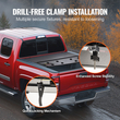 VEVOR Tri-Fold Tonneau Cover Truck Bed Cover for 2016-2023 Toyota Tacoma Light