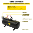 Νέο Quad 4 Train Air Horn Kit Semi Truck Boat με συμπιεστή 150 PSI 12V 3 λίτρα