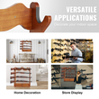 VEVOR Gun Rack 4-Slot Ξύλινη ράφι όπλων επίτοιχη βάση οθόνης όπλων που χωρά 4 τουφέκια
