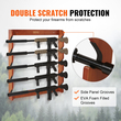 VEVOR Gun Rack Ξύλινη ράφι όπλων με 5 αυλακώσεις και βάση επίδειξης όπλων επίτοιχης βάσης που χωρά 5 τουφέκια