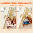 VEVOR Kids Play Tent Teepee Tent για νήπια 1-5 ετών Σκηνή με μπάλες ματ