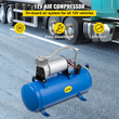 Αεροσυμπιεστής 150 PSI DC 12V με ρεζερβουάρ 6 λίτρων για ελαστικά τροχόσπιτου Train Horns