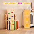 VEVOR Pikler Triangle Set 5in1 Montessori Climbing Toys for Toddlers M Colorful