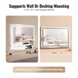 VEVOR Lighted Makeup Mirror 3 Color Vanity με USB Desktop Βάση τοίχου 31,5x21,7 ίντσες