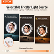 VEVOR 12&quot; καθρέφτης νεσεσέρ με φώτα LED μακιγιάζ Στρογγυλό με Smart Touch για Υπνοδωμάτιο