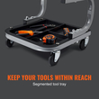 VEVOR Mechanics Σκαμπό γκαράζ 250 LBS Mechanic Creeper Seat Under Car Tool Tray