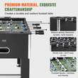 Τραπέζι VEVOR Foosball, 55 ιντσών κανονικό τραπέζι Foosball, Εσωτερικό τραπέζι πλήρους μεγέθους για σπίτι, οικογένεια και αίθουσα παιχνιδιών, Σετ τραπέζι ποδοσφαίρου με ποδόσφαιρο, περιλαμβάνει 4 μπάλες και 4 ποτηροθήκες