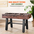 VEVOR Foosball Τραπέζι, 55 ιντσών Standard Size Τραπέζι Foosball, Εσωτερικό τραπέζι πλήρους μεγέθους για το σπίτι, την οικογένεια και την αίθουσα παιχνιδιών, ποδόσφαιρο με τραπέζι για ποδόσφαιρο, περιλαμβάνει 4 μπάλες και 2 ποτηροθήκες