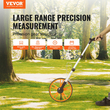 VEVOR Measuring Wheel 317mm Road Runner Τηλεσκοπική λαβή Πόδια/ίντσες με τσάντα