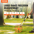 VEVOR Measuring Wheel 317mm Road Runner Distance Telescoping Hand with/ Back Bag