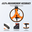 VEVOR Measuring Wheel 159mm Road Runner Distance Telescoping Hand with/ Back Bag