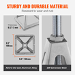 VEVOR RV Stabilizer Jacks, 4 Pack Aluminium RV Leveling Jacks, RV Stack Jacks for RV Travel Trailer Camper, Single Screw Jack Support έως 6000 Lbs, Ρυθμιζόμενο από 11 ίντσες έως 17 ίντσες