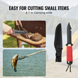 VEVOR Camping Hatchet Machete Σετ Μαχαιριών Θήκη Κυνηγετικό Μαχαίρι Φακός Paracord