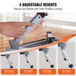 VEVOR Step Stool 1-Step 150KG Χωρητικότητα, Πτυσσόμενη σκάλα από κράμα αλουμινίου, ρυθμιζόμενο ύψος, φορητά σκαμπό για ενήλικες, αντιολισθητικές στιβαρές σκάλες για γραφείο, τροχόσπιτα, μπάνια, υπνοδωμάτια