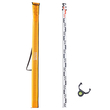 Ράβδος μέτρησης VEVOR 3M Metric Telescopic Grade Rod CM/MM με επίπεδο &amp; τσάντα φυσαλίδων