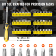 VEVOR 207-Piece Mechanics Tool Set 1/4&quot; 3/8&quot; 1/2&quot; Drive Sockets SAE and Metric