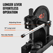 VEVOR Arbor Press, 0,5 Ton Manual Arbor Press, 4,6&quot; Μέγιστο ύψος, Χυτοσίδηρος βαρέως τύπου Desktop Arbor Press, Precision Hand Press για στάμπα, κάμψη, τέντωμα, διαμόρφωση