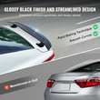 VEVOR GT Wing Spoiler Car, Universal Spoiler 46,3 ιντσών, Συμβατό με τα περισσότερα Sedan και Coupe, Υλικό ABS υψηλής αντοχής, Πτέρυγα πίσω αεροτομής αυτοκινήτου, Racing Spoiler BGW/JDM Drift Glossy Black