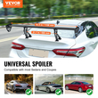 VEVOR Universal Rear Spoiler GT Style Adjustable Trunk Wing Car Racing 43,3&#039;&#039;
