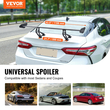 VEVOR Universal Rear Spoiler GT Style Adjustable Trunk Wing Car Racing 43,3&#039;&#039;