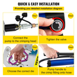 Διαχωριζόμενο Υδραυλικό Σωληνάκι Crimper 7 Dies with Aluminium Pump A/C Κλιματιστικό σετ χειρός πτύχωσης