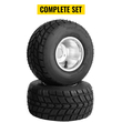 VEVOR Go Kart Τροχοί Rain Tires Radio Flyer Wagon Ελαστικά 10x4,5-5 Μπροστινά ελαστικά