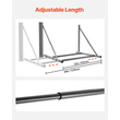 VEVOR Επιτοίχια Πτυσσόμενη σχάρα ελαστικών 32&quot;- 48&quot; Ρυθμιζόμενη σχάρα αποθήκευσης για γκαράζ