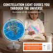 VEVOR Illuminated World Globe with Stand Educational 9 in/228,6 mm Constellation (Γλώσσα χάρτη: Αγγλικά)