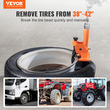 VEVOR Χειροκίνητο Tire Bead Breaker, Εργαλείο αλλαγής ελαστικών 96,5-106,7 mm με ελαστικό μαξιλαράκι, Protect Hubs από κράμα αλουμινίου, Εργαλείο επισκευής ελαστικών εύκολης λειτουργίας για ATV/UTV, τρακτέρ, φορτηγά, αυτοκίνητα, ελαστικά βαρέως τύπου