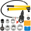 VEVOR Hydraulic Exhaust Pipe Expander, μέγεθος 1-5/8&quot; έως 4-1/4&quot;, 10 T χειροκίνητο φορείο υδραυλικού σωλήνα με 4 μήτρες και 2 θήκη αποθήκευσης για σωλήνες χαλκού, αλουμινίου στην επισκευή αυτοκινήτων