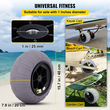 VEVOR Beach Balloon Wheels, ανταλλακτικά λάστιχα άμμου 15,7&quot;, TPU Cart ελαστικά για Kayak Dolly, Canoe Cart και Buggy με δωρεάν αντλία αέρα, 2-συσκευασία