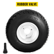 VEVOR Go Kart Wheels Rain Tires Set 4 Rim &amp; Tire Durable 10X4.50-5 11x6.0-5