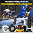 VEVOR Carrier &amp; Pinion Bearing Puller, Συμβατό με Dana 30,40,50,60,70, 80, Ford 10,25&quot; Ρουλεμάν, Εργαλείο εξολκέα πινιόν με 3 Clamshell, 45# Steel Clamshell Bearing Ruvering for Auto Repair