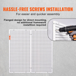 VEVOR Pegboard Wall Organizer 32&quot; x 32&quot;, 330LBS Loading Garage Metal Pegboard Organizer, 2-pack Tool Tool Storage Peg Boards with Customized Grooves Fit 1/4&quot; and 1/8&quot; Hooks for Warage Garage
