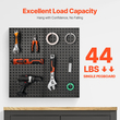 VEVOR Metal Pegboard Panels 2 panels 24&quot; x 12&quot; Wall Organizer for Garage Tool