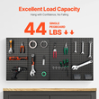 VEVOR Metal Pegboard Panels 4 panels 24&quot; x 12&quot; Wall Organizer for Garage Tool