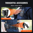 VEVOR 1440P Police Body Camera 64G Body Cam 3500 mAh Μπαταρία Night Vision GPS