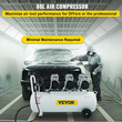 VEVOR Air Compressor 80L Ultra Quiet Δεξαμενή αεροσυμπιεστή χωρίς λάδια Αθόρυβος συμπιεστής αέρα 2,2KW Συμπιεστής χωρίς λάδι Χαμηλό θόρυβο με ασφαλή ηλεκτρομαγνητική βαλβίδα