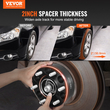 VEVOR 2&quot; 6&quot;x5.5&quot; Αποστάτες τροχού Αντάπτορες τροχών 6 Lug Forged Spacer 4 ΤΕΜ Μαύρο