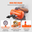 VEVOR Tire Bead Blaster, χωρητικότητα 5 γαλονιών/19 λίτρων, Περιλαμβάνει μανόμετρο και λαβή, δοχείο μέγιστου φουσκώματος 145 PSI, Λειτουργεί μεταξύ 85-116 PSI για αυτοκίνητα, φορτηγά και ATV