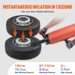 VEVOR Tire Bead Blaster, 150 PSI, φορητό 2,4 Gal/9 L Air Bead Seat, φορητό εργαλείο φουσκώματος, 87-116 PSI για επισκευές ελαστικών φορτηγών, ATV, Αυτοκινήτων και Τρακτέρ