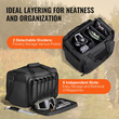 Τσάντα VEVOR Range για 3 Pistols Tactical Gun Range Bag Single Shoulder strip Black