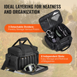 Τσάντα VEVOR Range για 4 Pistols Tactical Gun Range Bag Single Shoulder strip Black