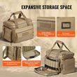 Τσάντα VEVOR Range για 4 Pistols Tactical Gun Range Bag Single Shoulder strip Brown